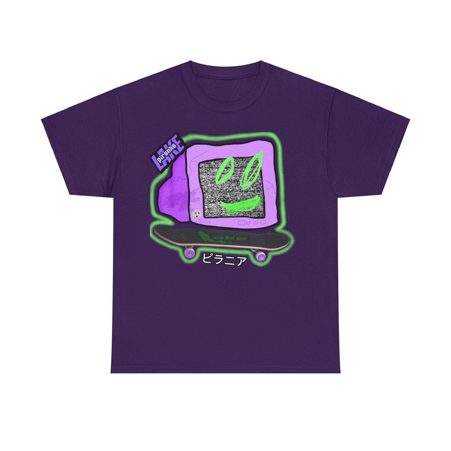 “No Cable” Graphic T-shirt by Piranha Lake LLC (Unisex Heavy Cotton Tee)