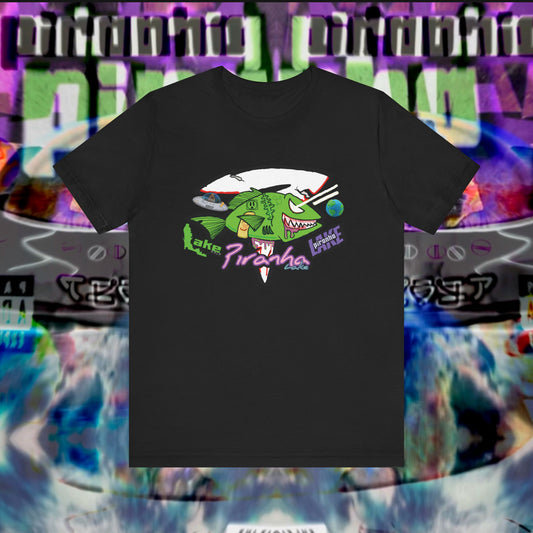 “Piranha Lake Universe” Graphic T-shirt by Piranha Lake (Unisex Jersey Short Sleeve Tee)