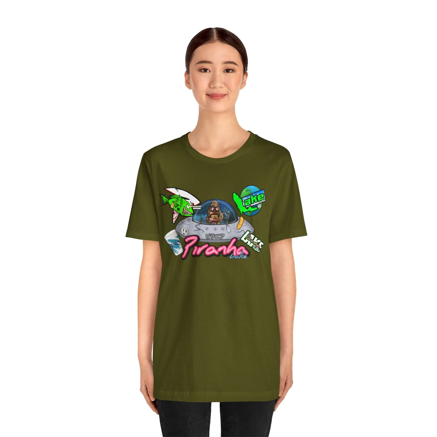 “Piranha Lake Universe 2” Graphic T-shirt by Piranha Lake (Unisex Jersey Short Sleeve Tee)