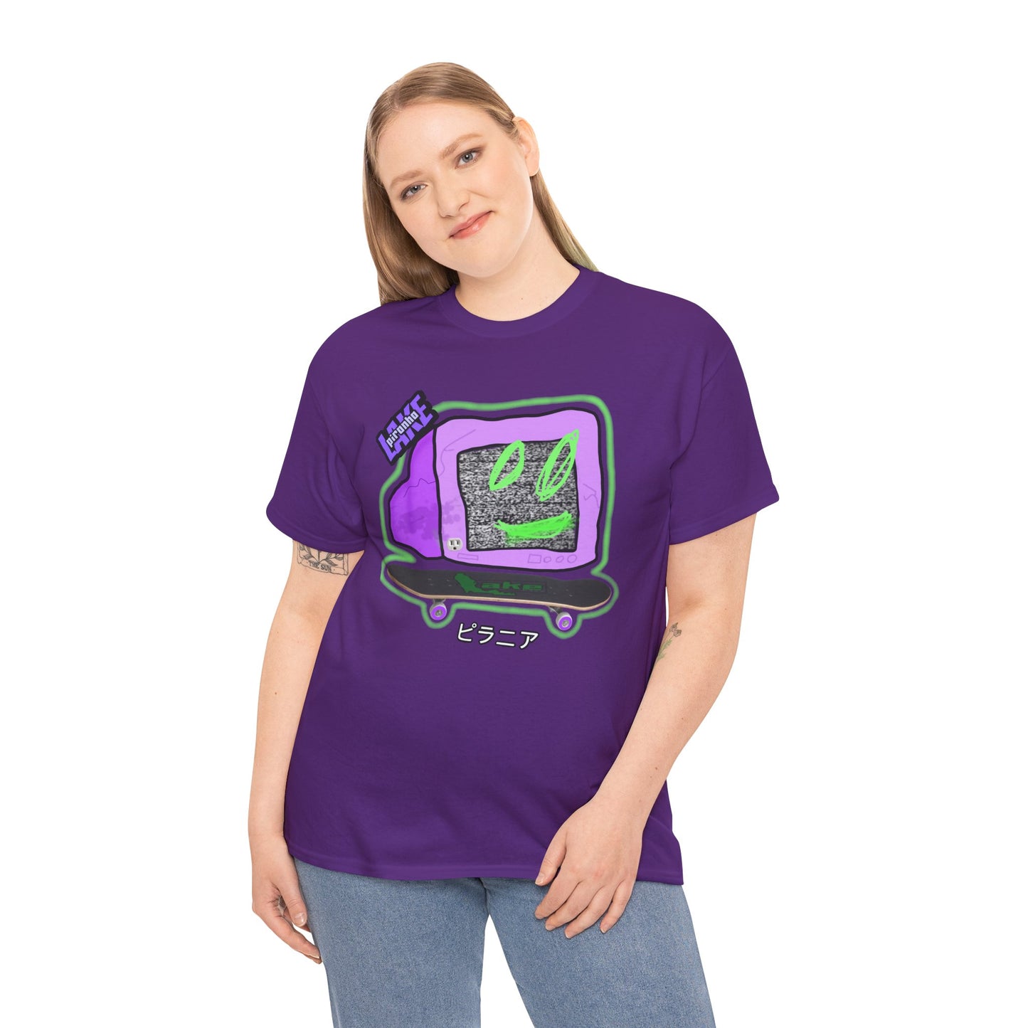 “No Cable” Graphic T-shirt by Piranha Lake LLC (Unisex Heavy Cotton Tee)