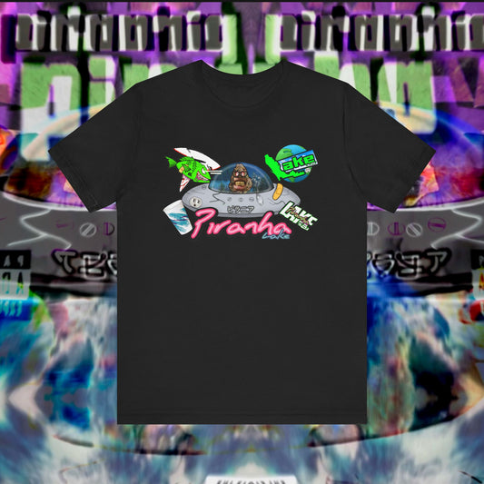 “Piranha Lake Universe 2” Graphic T-shirt by Piranha Lake (Unisex Jersey Short Sleeve Tee)