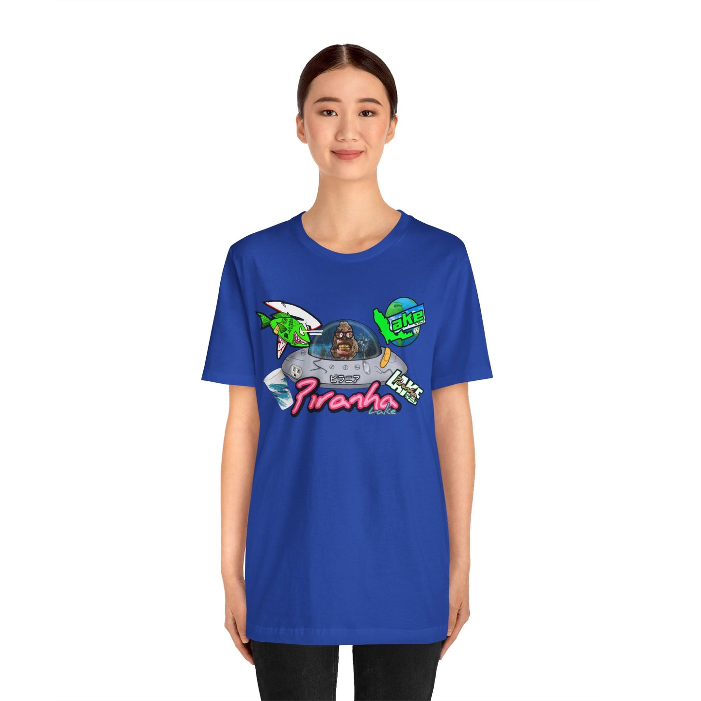 “Piranha Lake Universe 2” Graphic T-shirt by Piranha Lake (Unisex Jersey Short Sleeve Tee)