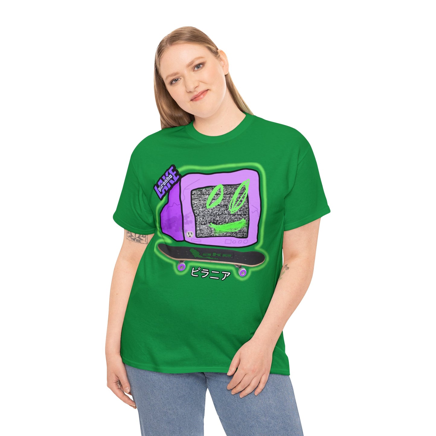 “No Cable” Graphic T-shirt by Piranha Lake LLC (Unisex Heavy Cotton Tee)