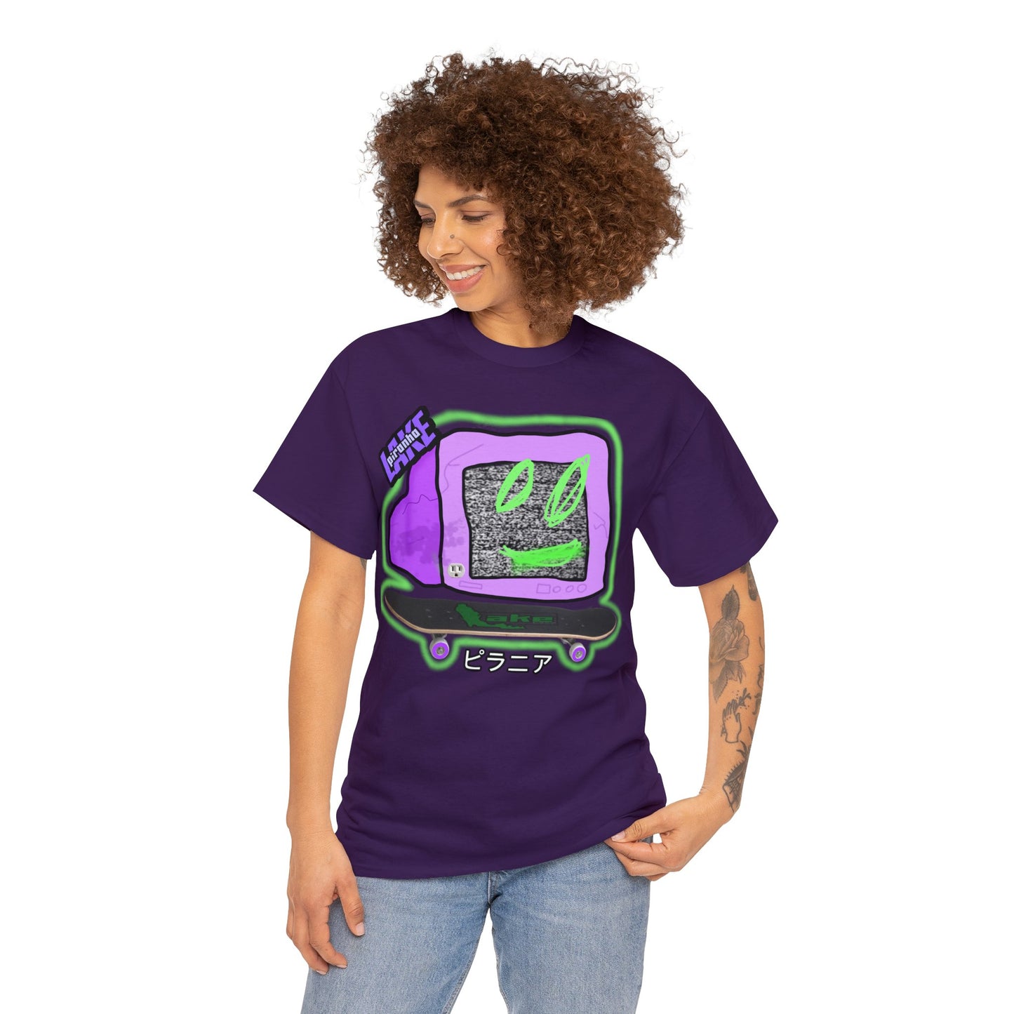 “No Cable” Graphic T-shirt by Piranha Lake LLC (Unisex Heavy Cotton Tee)