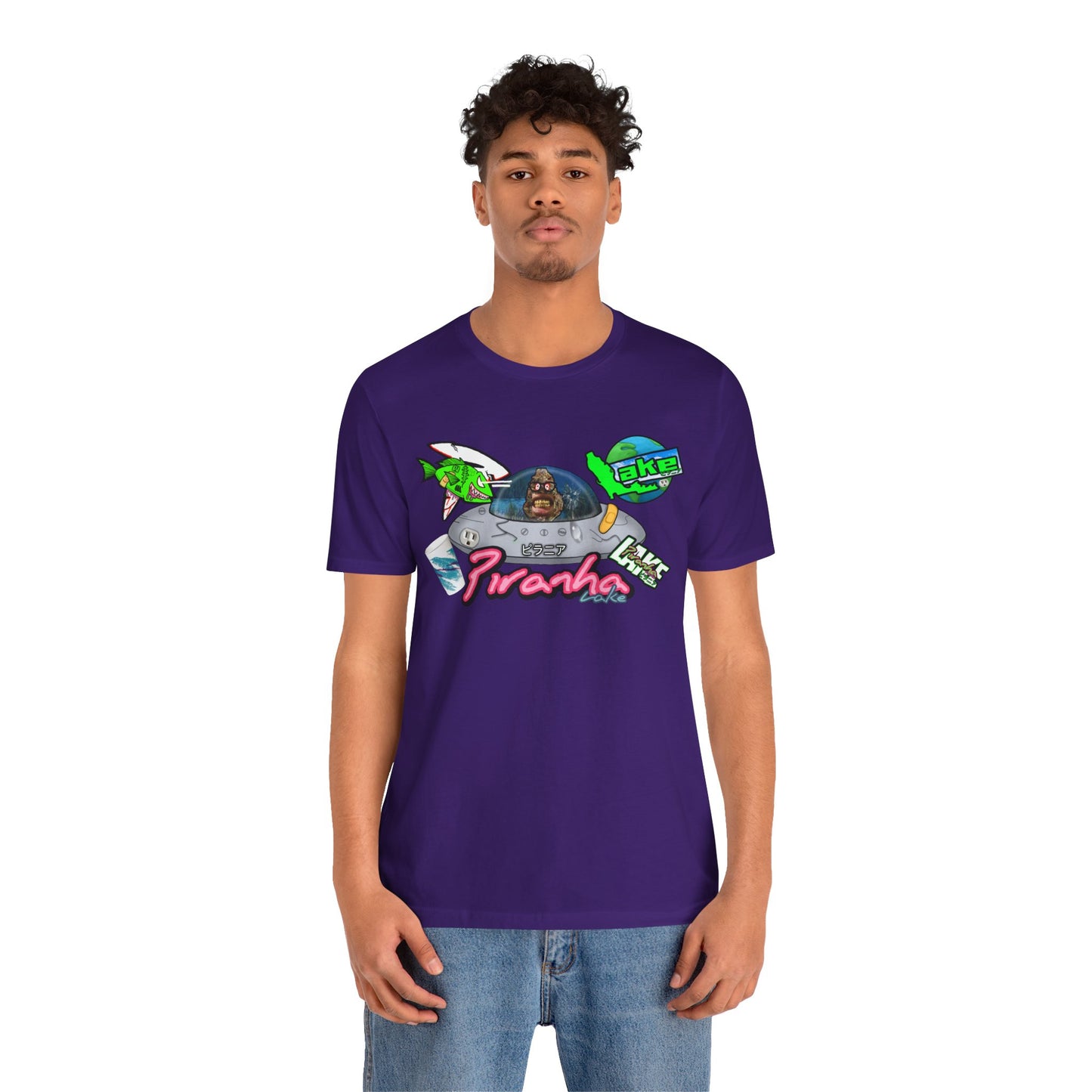 “Piranha Lake Universe 2” Graphic T-shirt by Piranha Lake (Unisex Jersey Short Sleeve Tee)