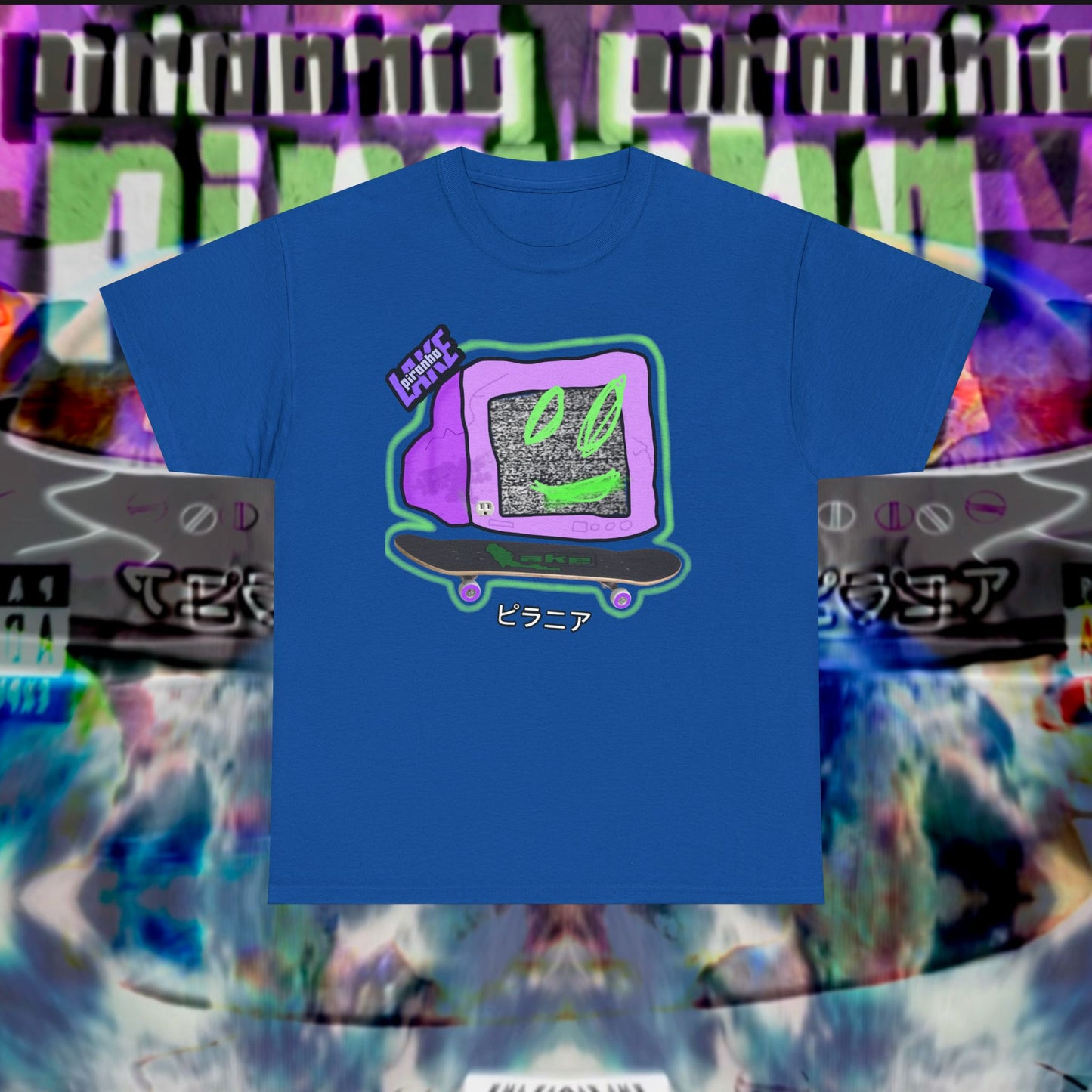 “No Cable” Graphic T-shirt by Piranha Lake LLC (Unisex Heavy Cotton Tee)
