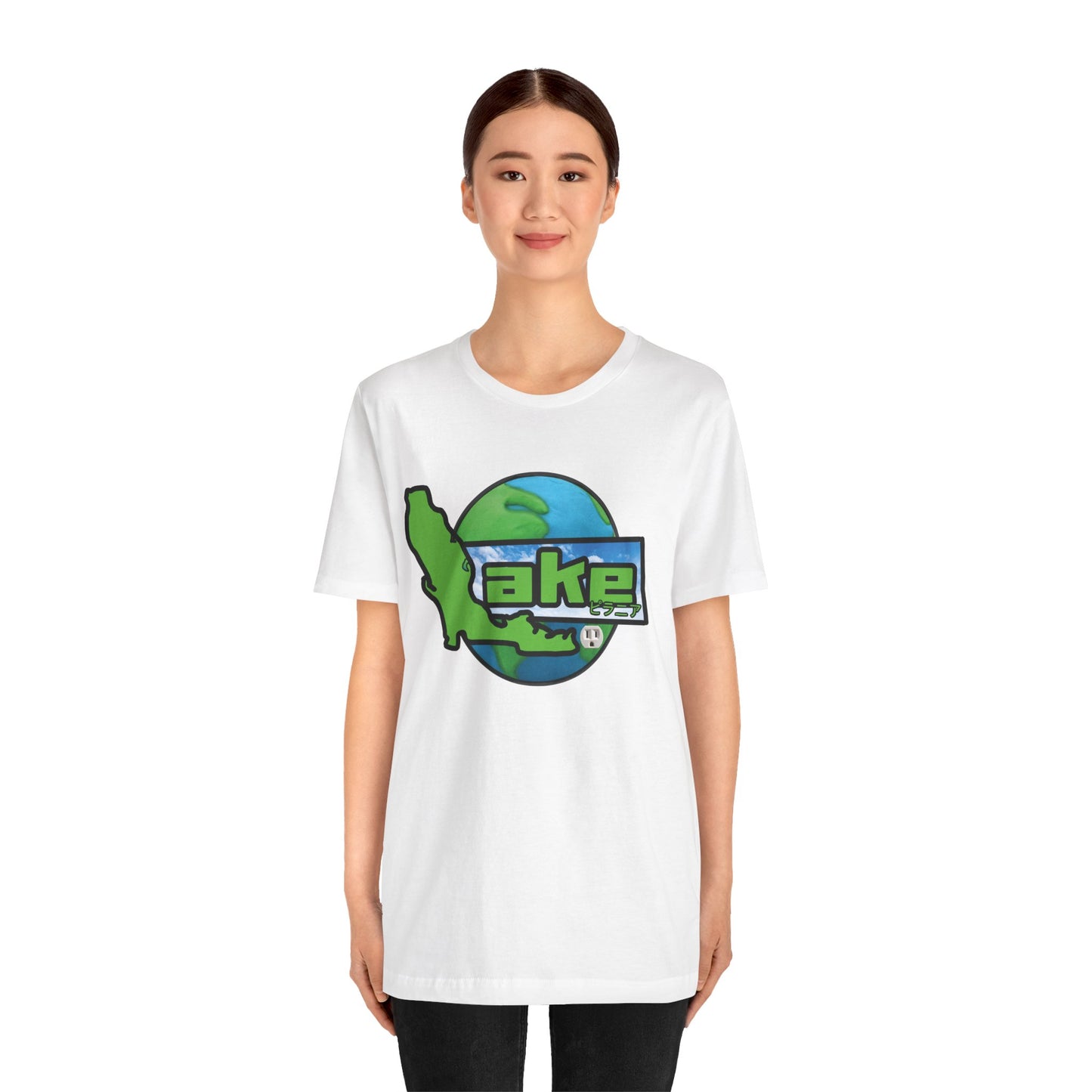 “Lake World” Graphic T-shirt by Piranha Lake (Unisex Jersey Short Sleeve Tee)