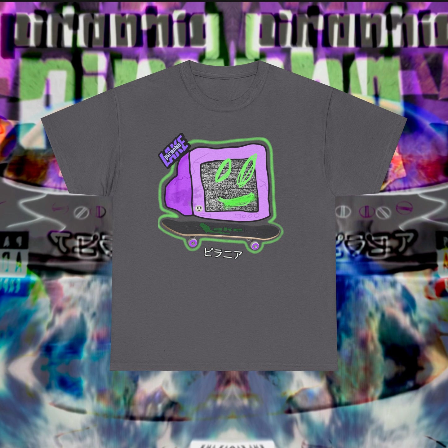 “No Cable” Graphic T-shirt by Piranha Lake LLC (Unisex Heavy Cotton Tee)
