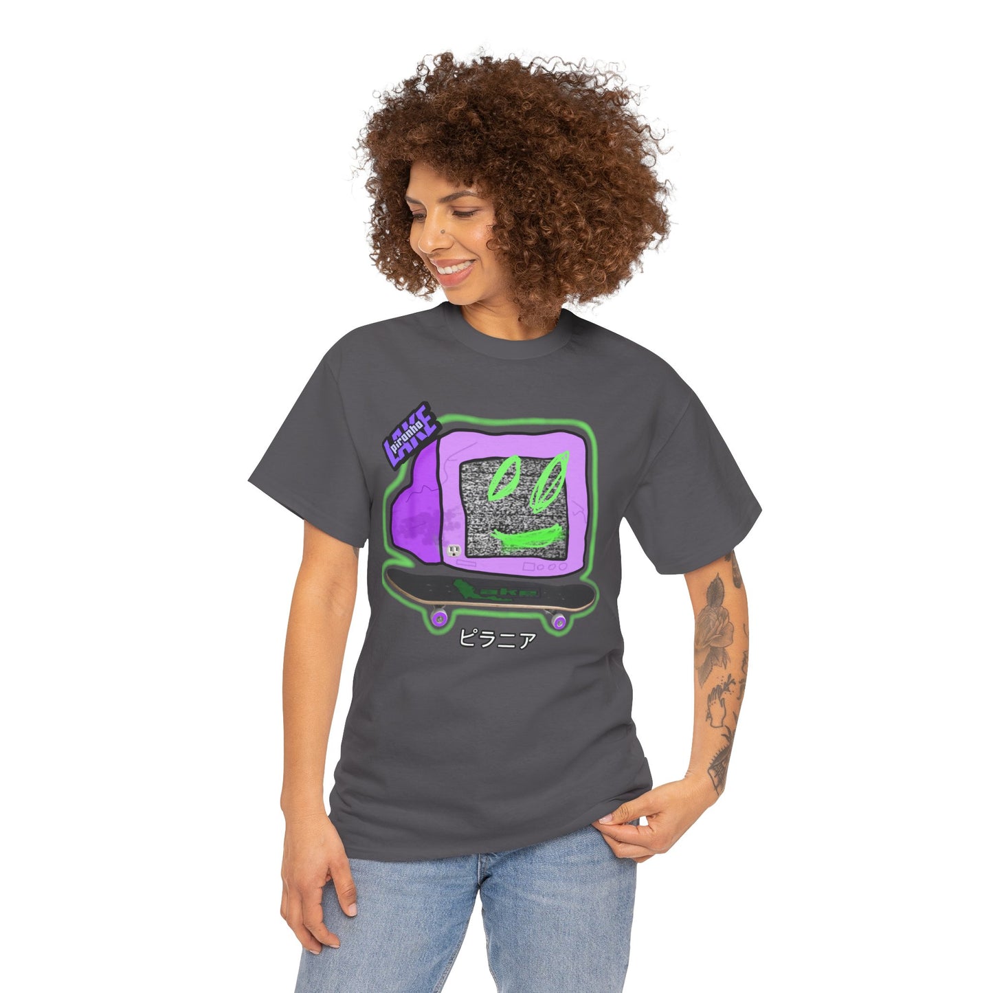 “No Cable” Graphic T-shirt by Piranha Lake LLC (Unisex Heavy Cotton Tee)
