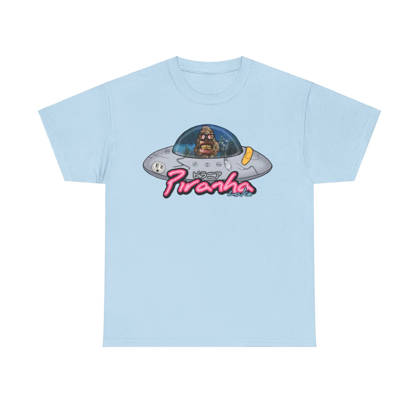 “UFO bud” Graphic T-shirt by Piranha Lake LLC (Unisex Heavy Cotton Tee)