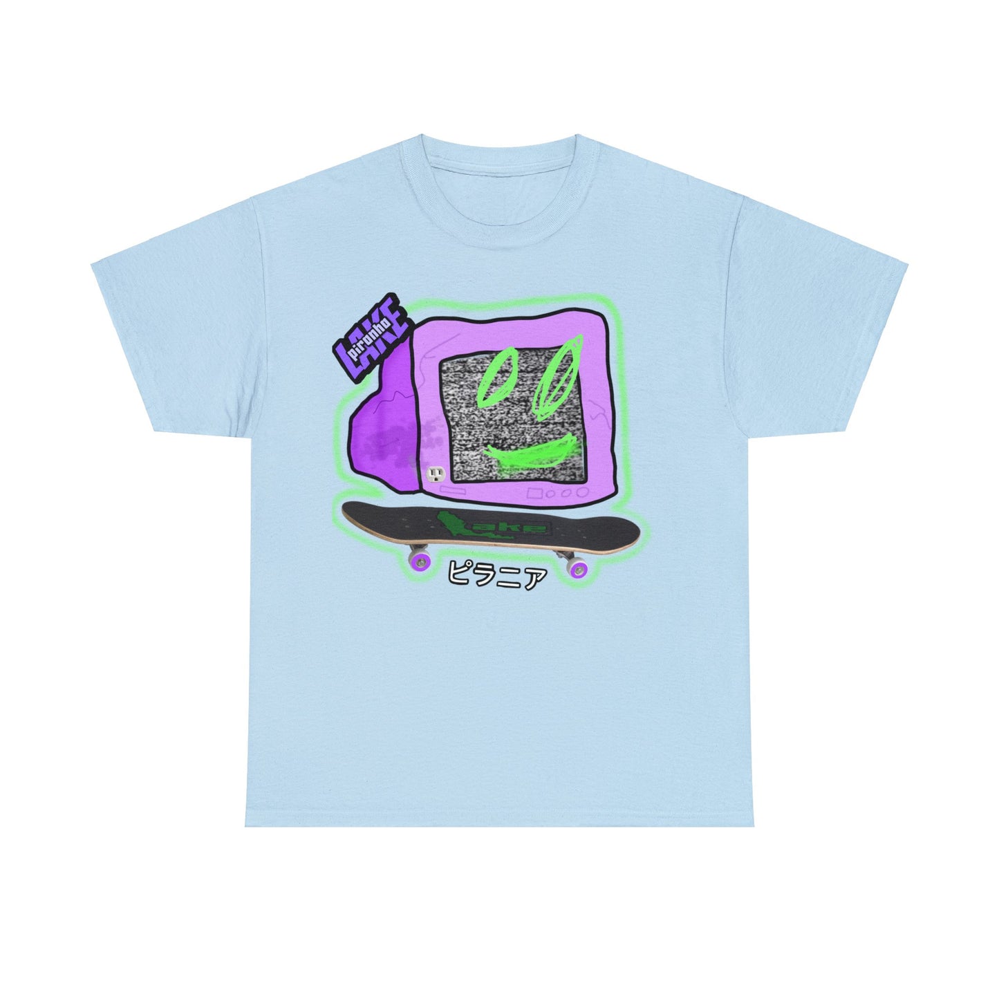 “No Cable” Graphic T-shirt by Piranha Lake LLC (Unisex Heavy Cotton Tee)