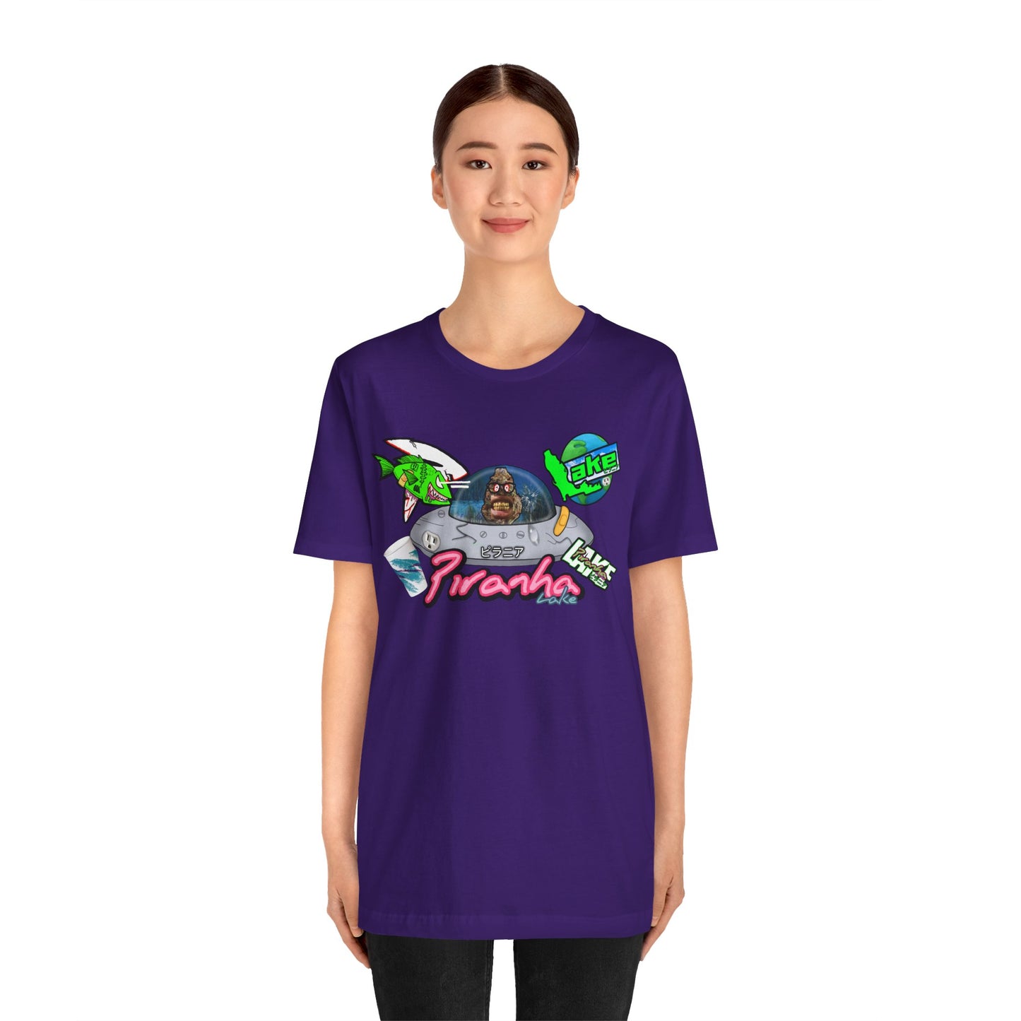 “Piranha Lake Universe 2” Graphic T-shirt by Piranha Lake (Unisex Jersey Short Sleeve Tee)