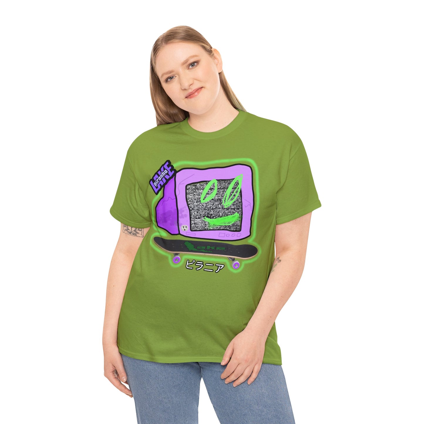 “No Cable” Graphic T-shirt by Piranha Lake LLC (Unisex Heavy Cotton Tee)