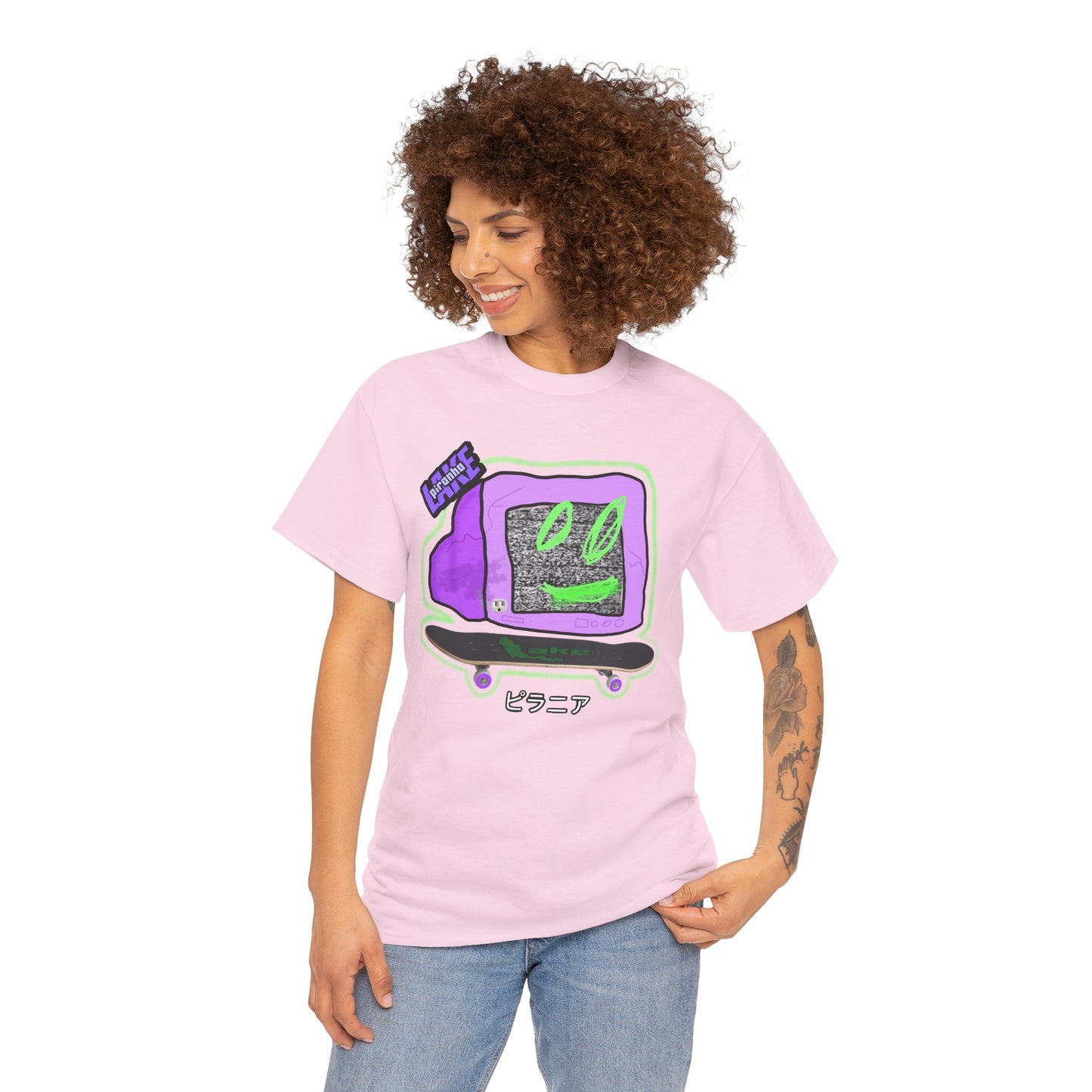 “No Cable” Graphic T-shirt by Piranha Lake LLC (Unisex Heavy Cotton Tee)