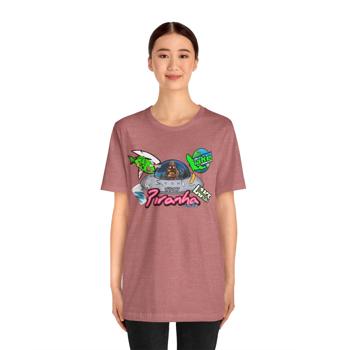 “Piranha Lake Universe 2” Graphic T-shirt by Piranha Lake (Unisex Jersey Short Sleeve Tee)
