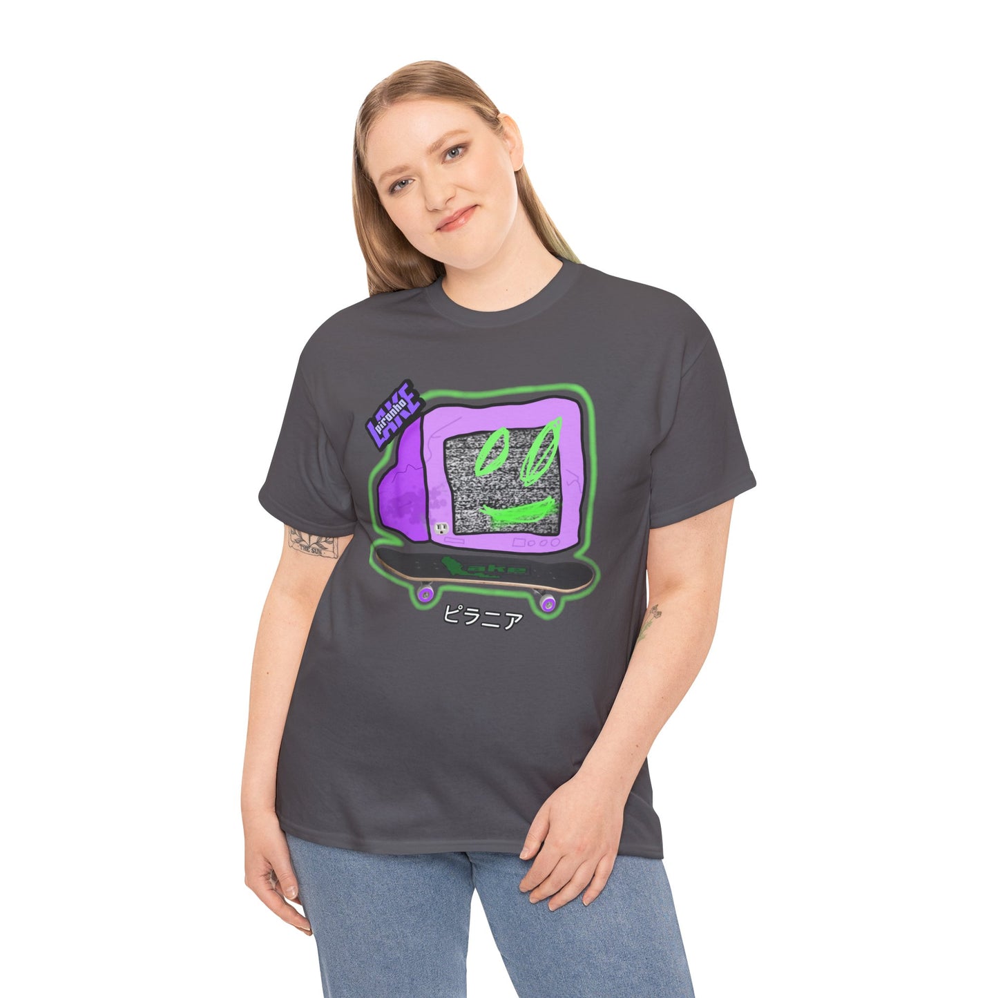 “No Cable” Graphic T-shirt by Piranha Lake LLC (Unisex Heavy Cotton Tee)