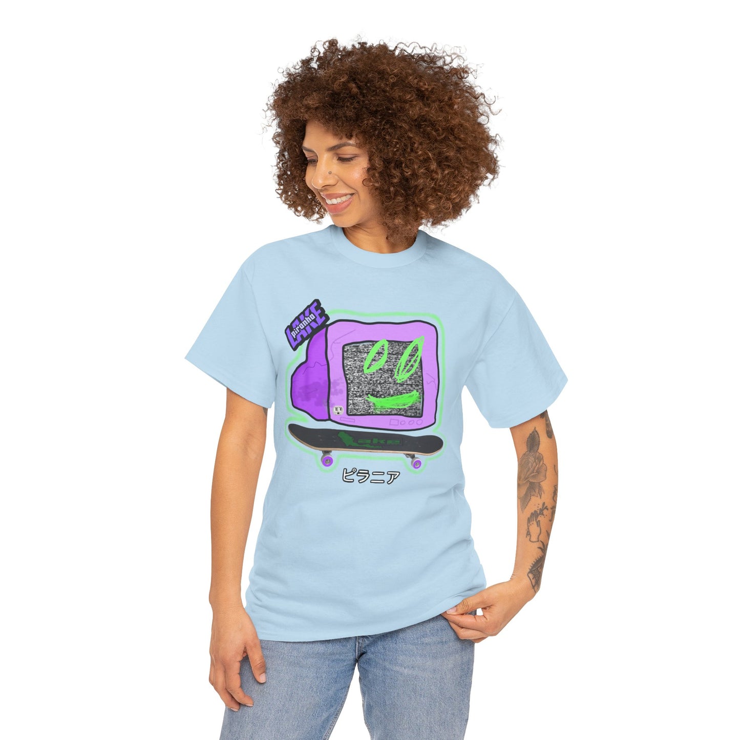 “No Cable” Graphic T-shirt by Piranha Lake LLC (Unisex Heavy Cotton Tee)
