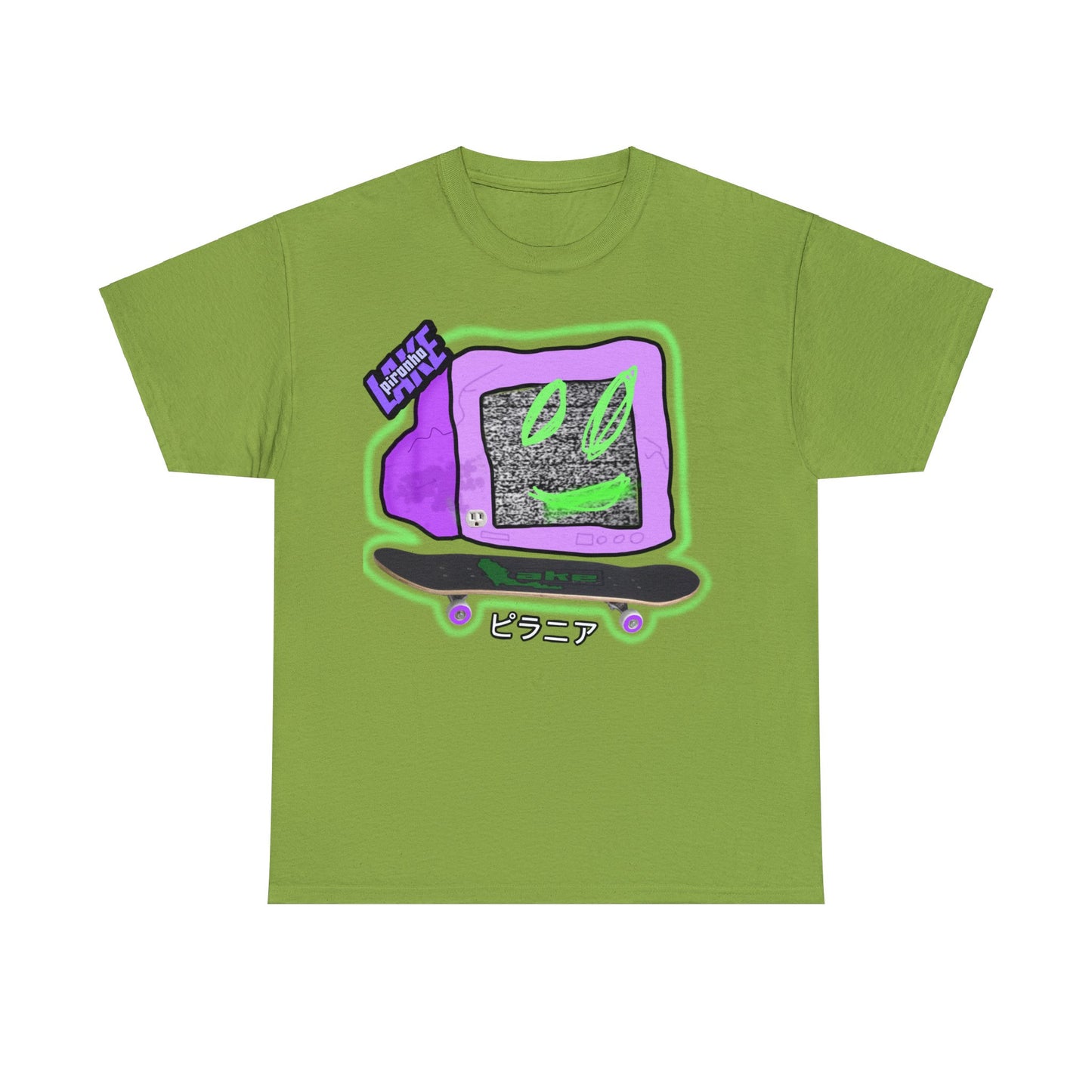 “No Cable” Graphic T-shirt by Piranha Lake LLC (Unisex Heavy Cotton Tee)