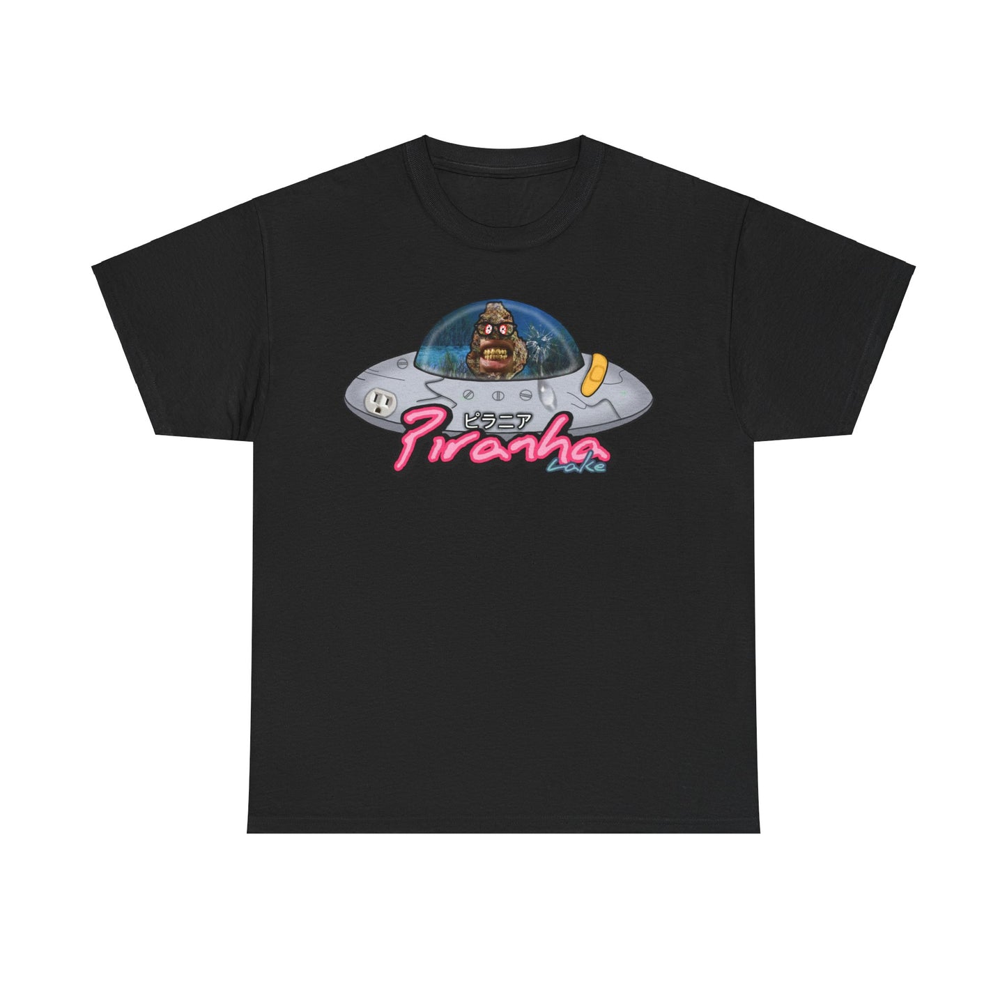 “UFO bud” Graphic T-shirt by Piranha Lake LLC (Unisex Heavy Cotton Tee)