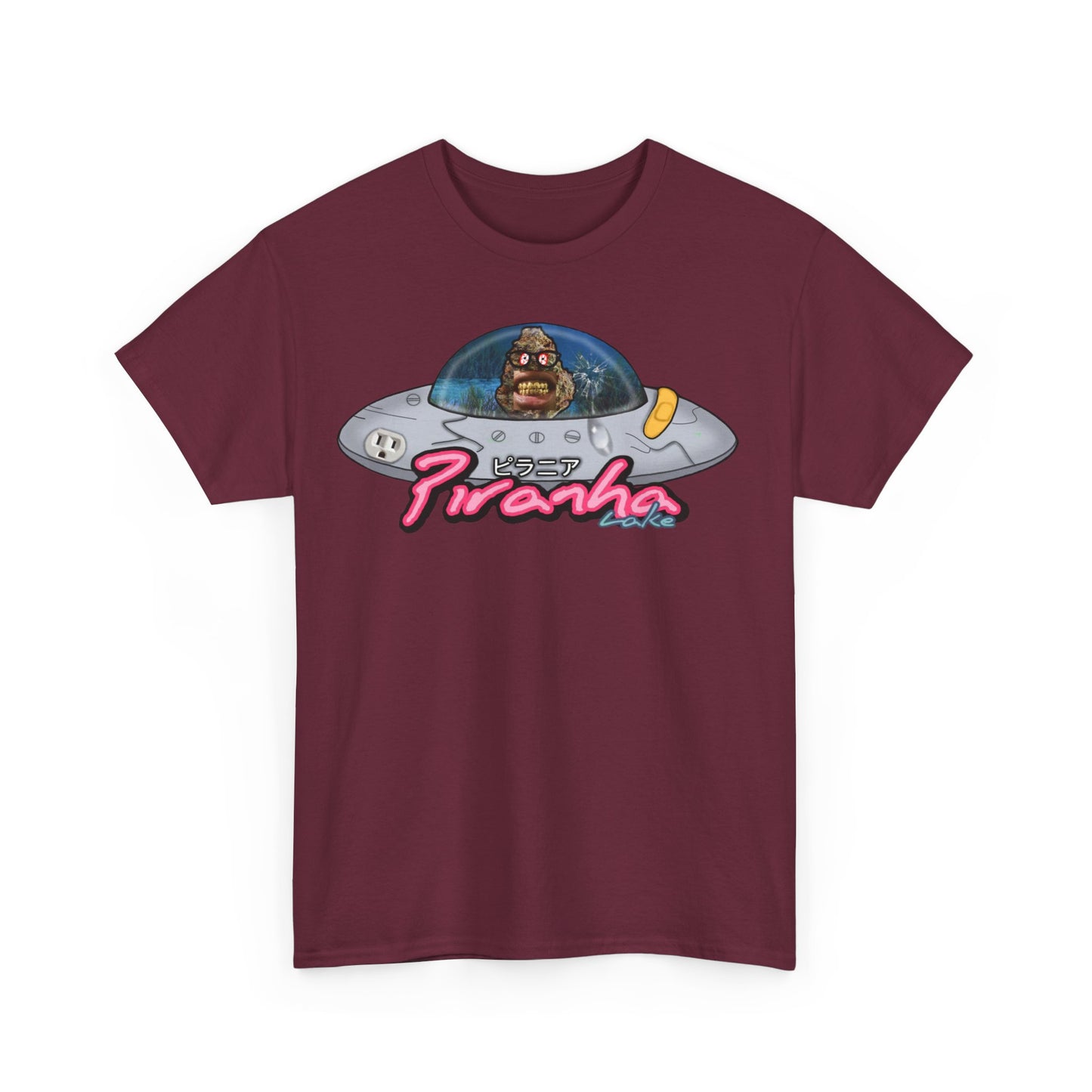 “UFO bud” Graphic T-shirt by Piranha Lake LLC (Unisex Heavy Cotton Tee)