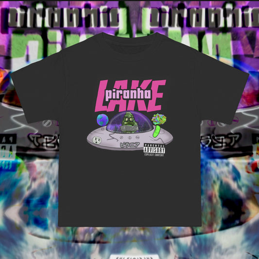 “Lost UFO” by Piranha Lake graphic T-shirt Beefy-T®  Short-Sleeve T-Shirt