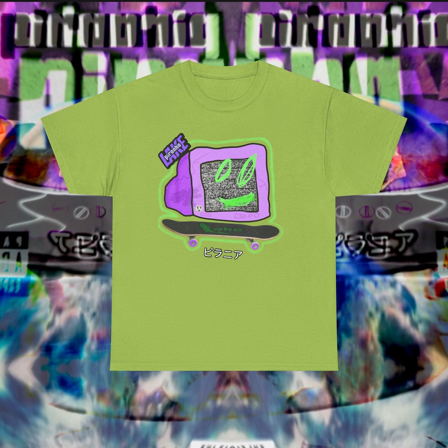 “No Cable” Graphic T-shirt by Piranha Lake LLC (Unisex Heavy Cotton Tee)