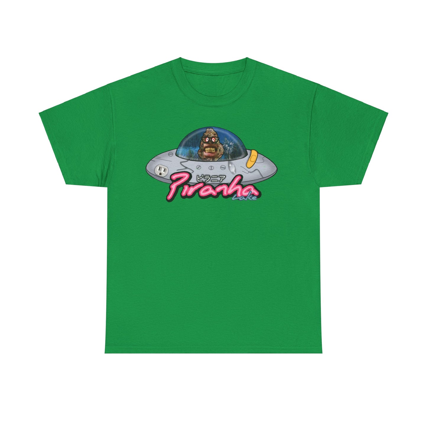 “UFO bud” Graphic T-shirt by Piranha Lake LLC (Unisex Heavy Cotton Tee)