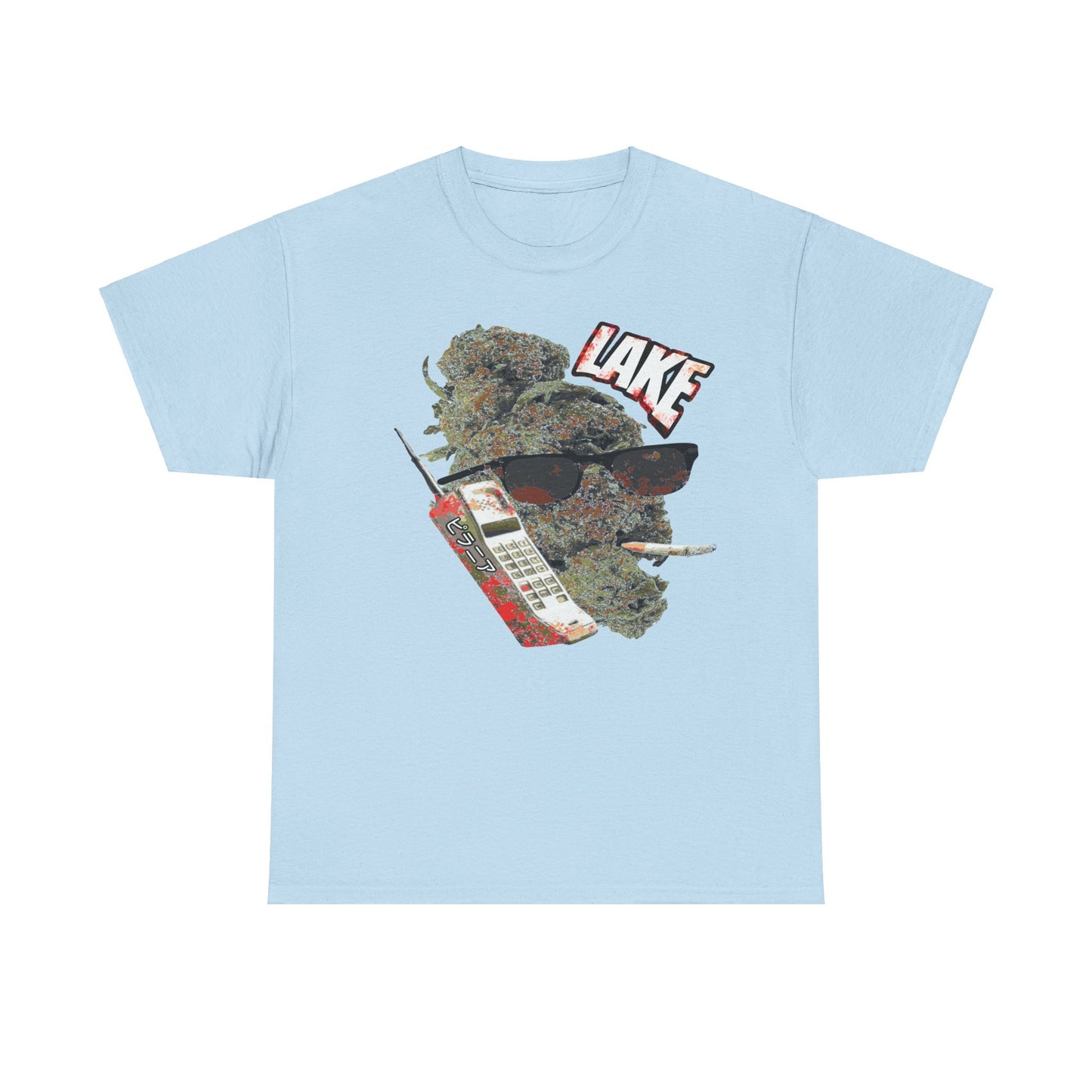 “Emergency Stash” Graphic T-shirt by Piranha Lake LLC (Unisex Heavy Cotton Tee)