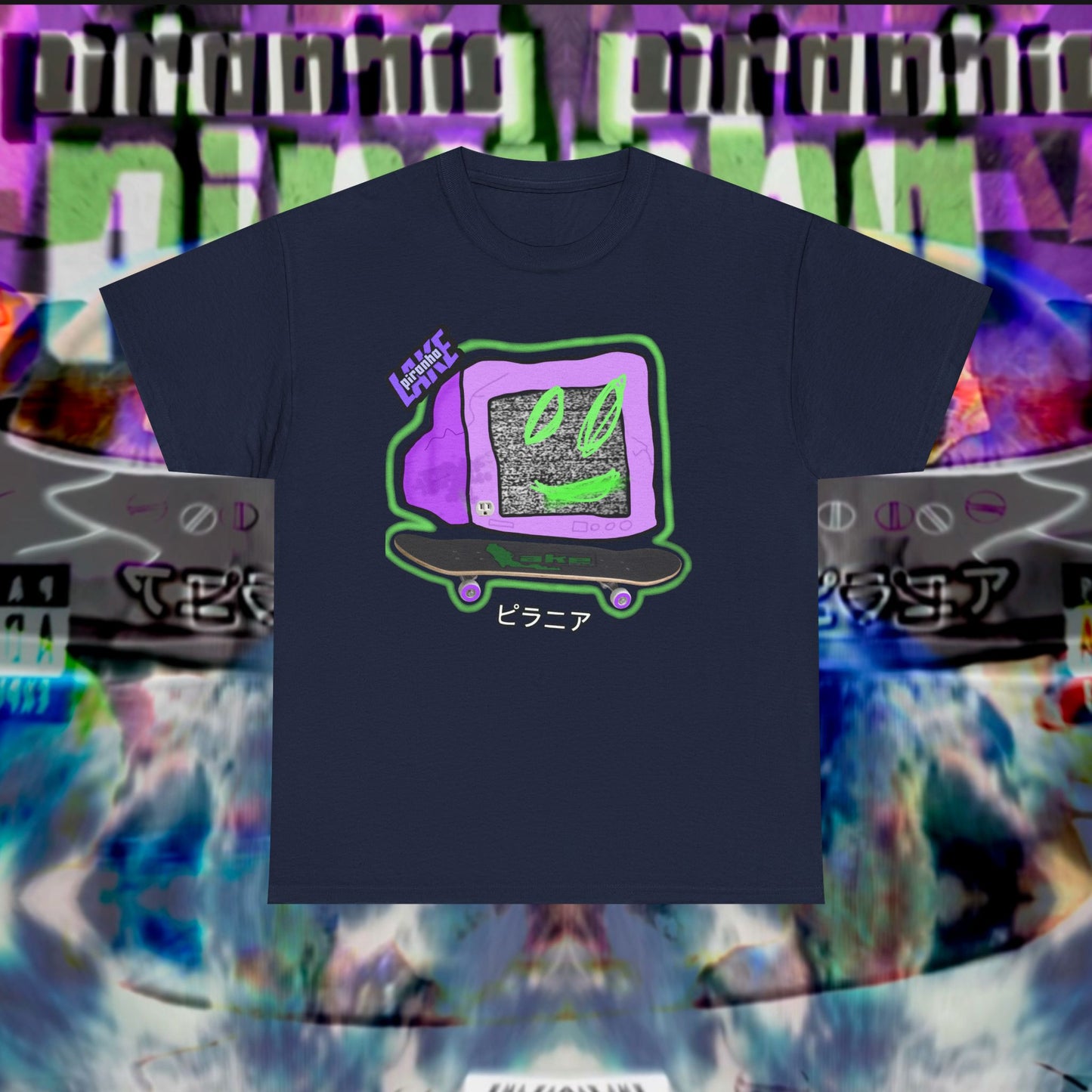“No Cable” Graphic T-shirt by Piranha Lake LLC (Unisex Heavy Cotton Tee)