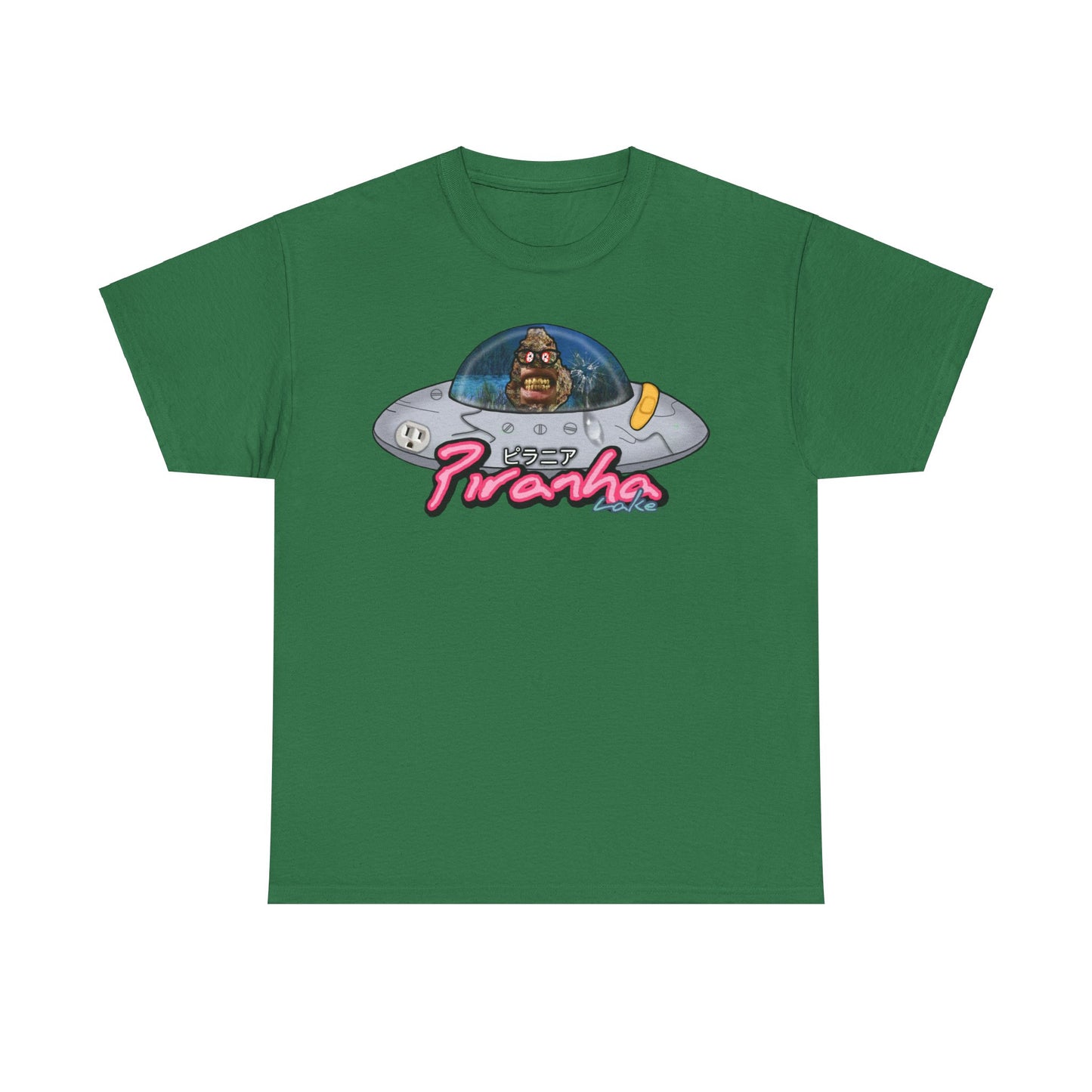 “UFO bud” Graphic T-shirt by Piranha Lake LLC (Unisex Heavy Cotton Tee)