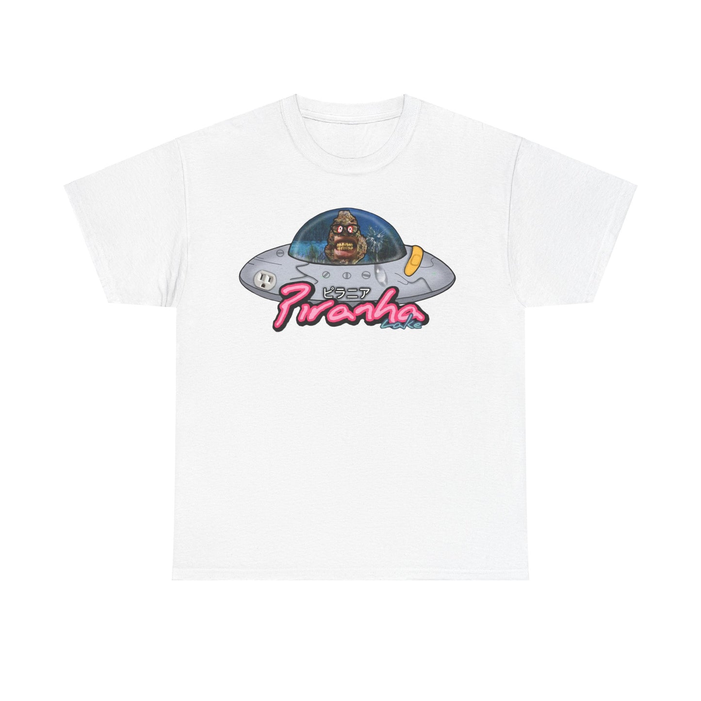 “UFO bud” Graphic T-shirt by Piranha Lake LLC (Unisex Heavy Cotton Tee)