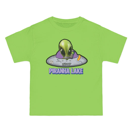 “Missing UFO” by Piranha Lake graphic T-shirt Beefy-T®  Short-Sleeve T-Shirt