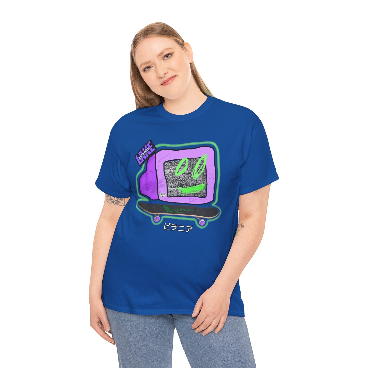 “No Cable” Graphic T-shirt by Piranha Lake LLC (Unisex Heavy Cotton Tee)