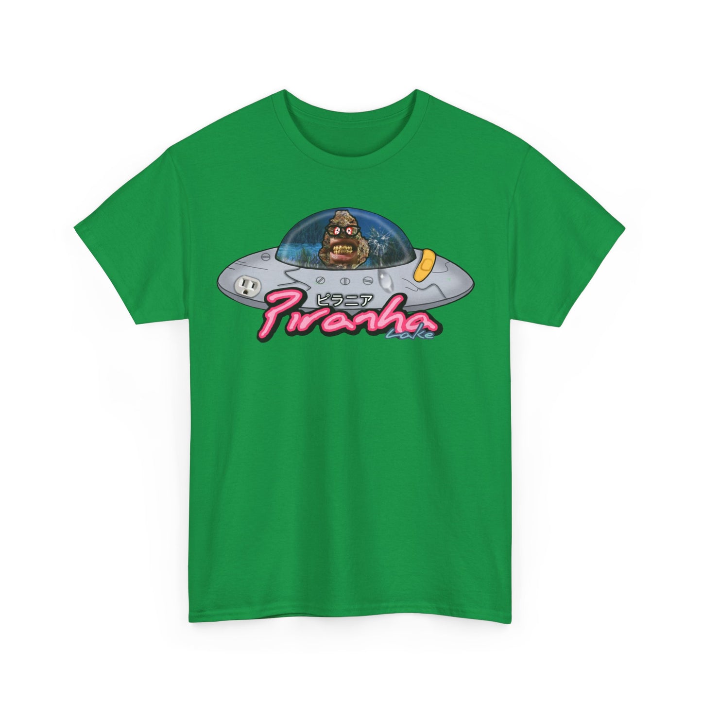 “UFO bud” Graphic T-shirt by Piranha Lake LLC (Unisex Heavy Cotton Tee)