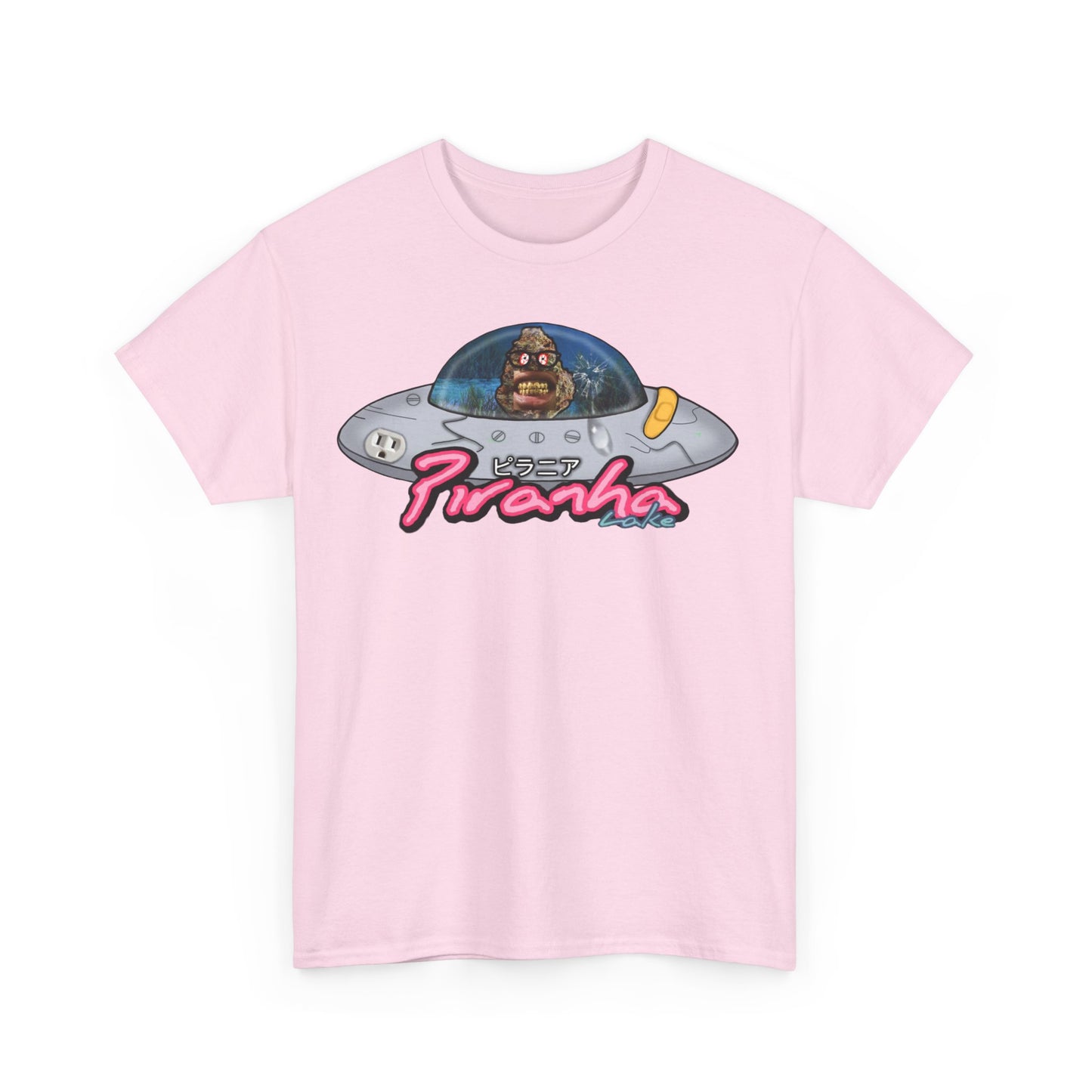 “UFO bud” Graphic T-shirt by Piranha Lake LLC (Unisex Heavy Cotton Tee)