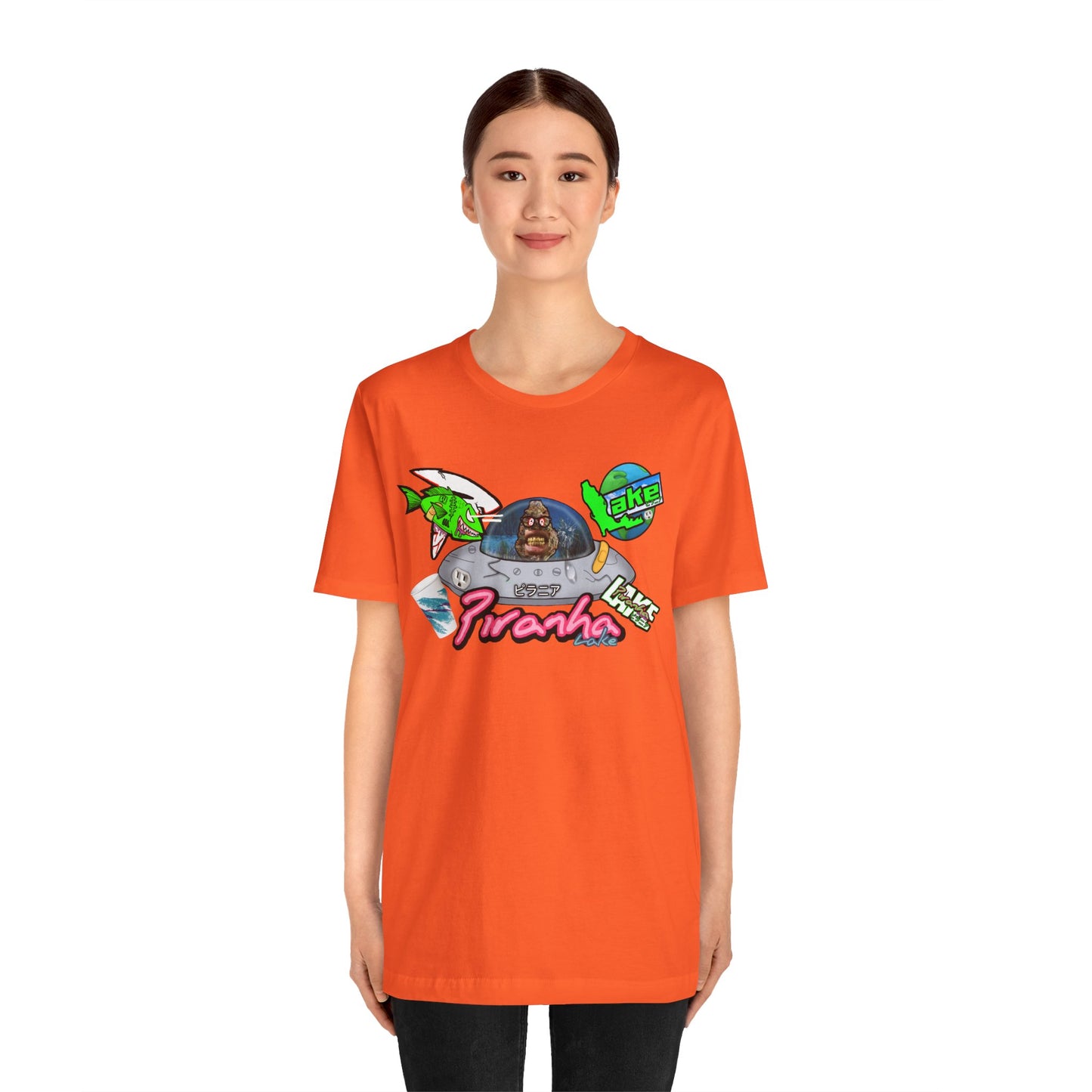 “Piranha Lake Universe 2” Graphic T-shirt by Piranha Lake (Unisex Jersey Short Sleeve Tee)