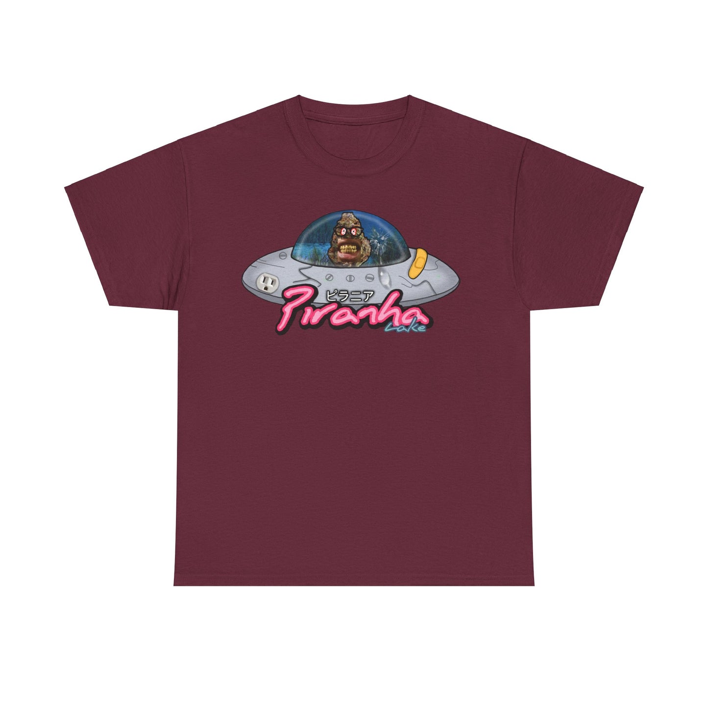 “UFO bud” Graphic T-shirt by Piranha Lake LLC (Unisex Heavy Cotton Tee)