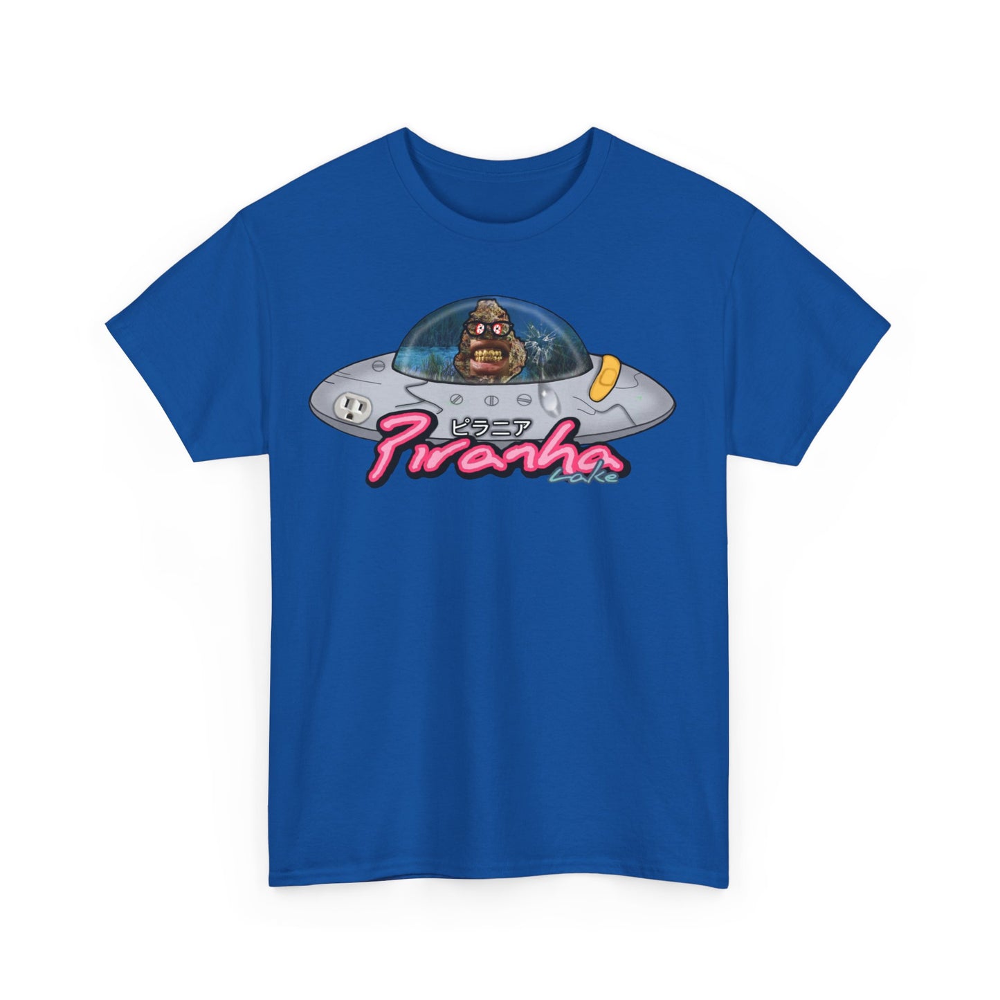 “UFO bud” Graphic T-shirt by Piranha Lake LLC (Unisex Heavy Cotton Tee)