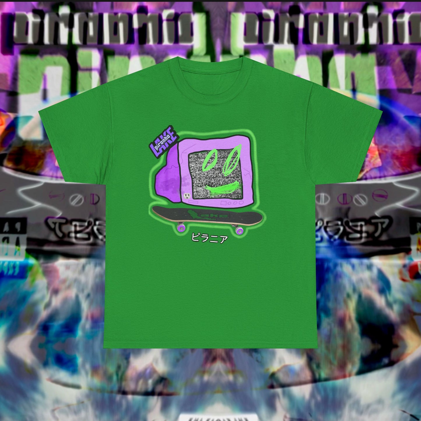 “No Cable” Graphic T-shirt by Piranha Lake LLC (Unisex Heavy Cotton Tee)