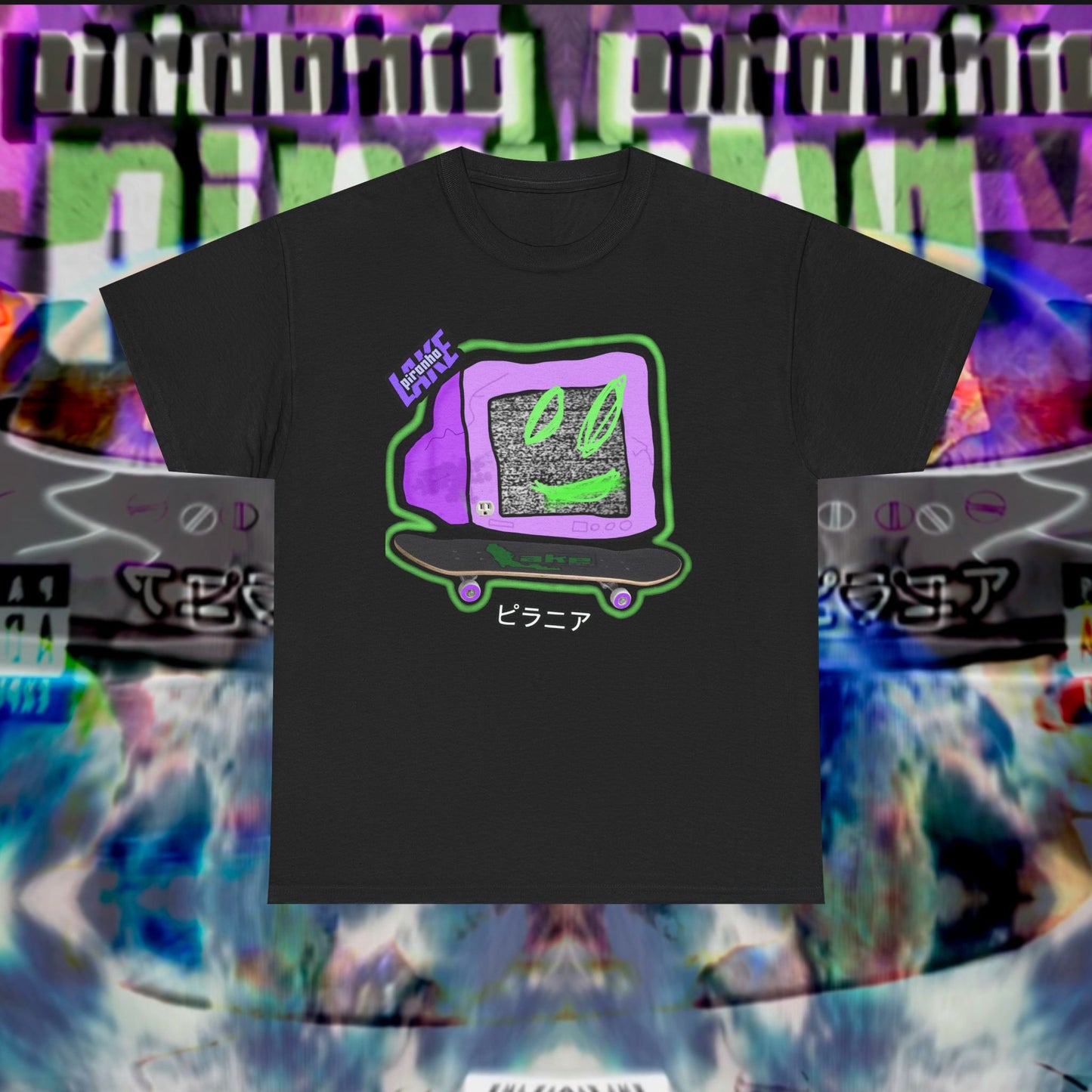 “No Cable” Graphic T-shirt by Piranha Lake LLC (Unisex Heavy Cotton Tee)