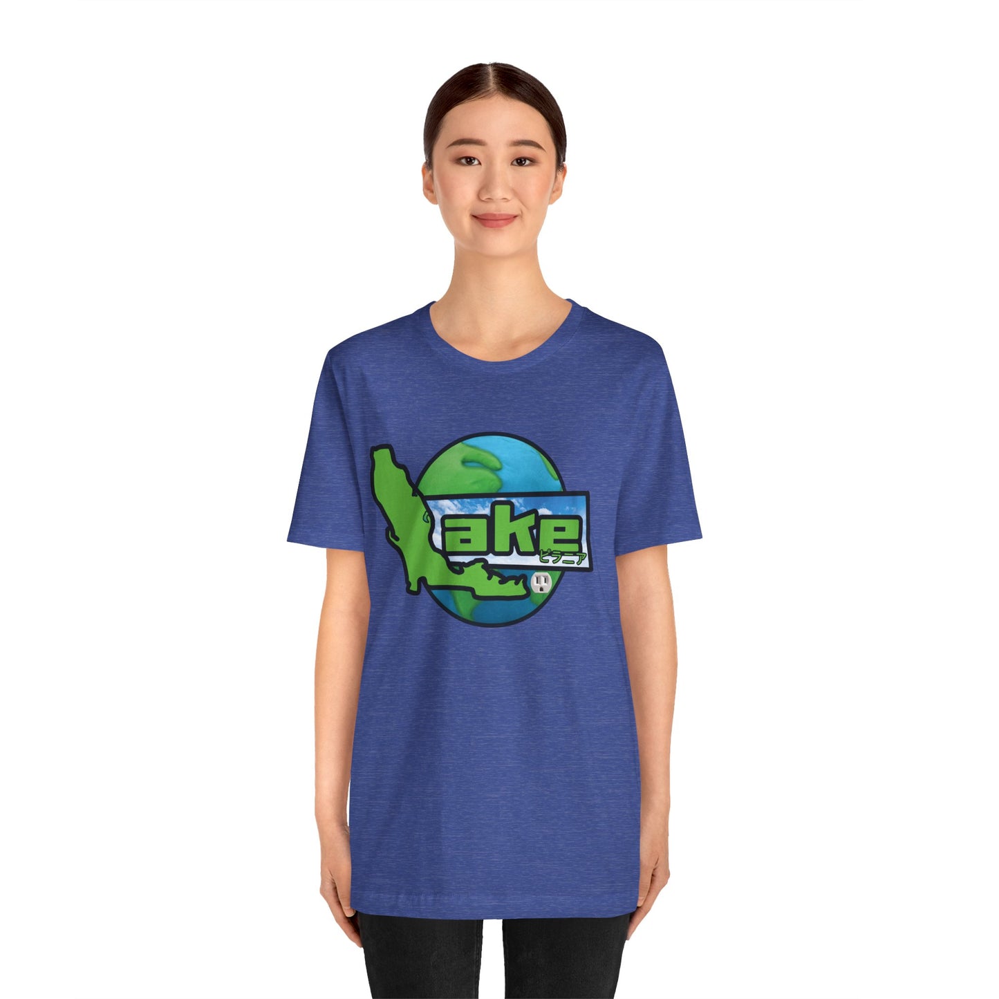 “Lake World” Graphic T-shirt by Piranha Lake (Unisex Jersey Short Sleeve Tee)