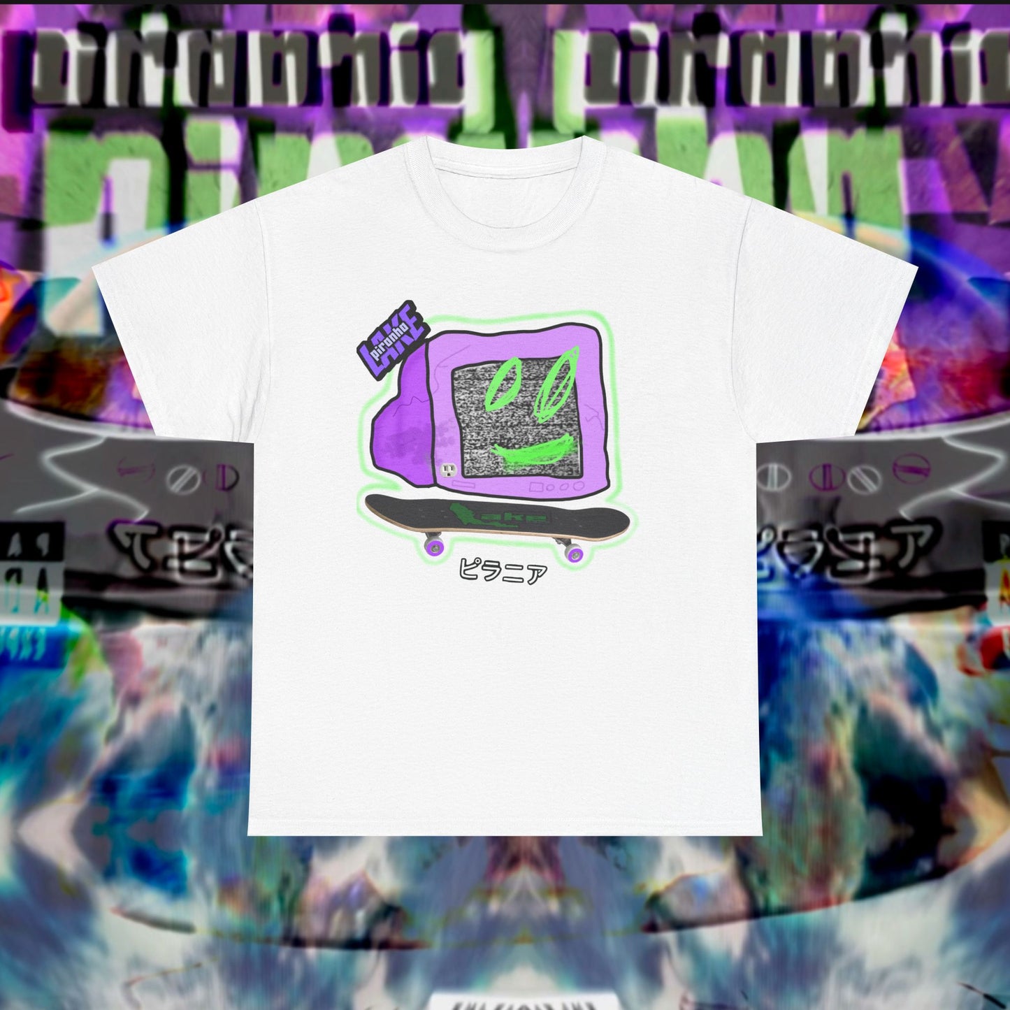 “No Cable” Graphic T-shirt by Piranha Lake LLC (Unisex Heavy Cotton Tee)
