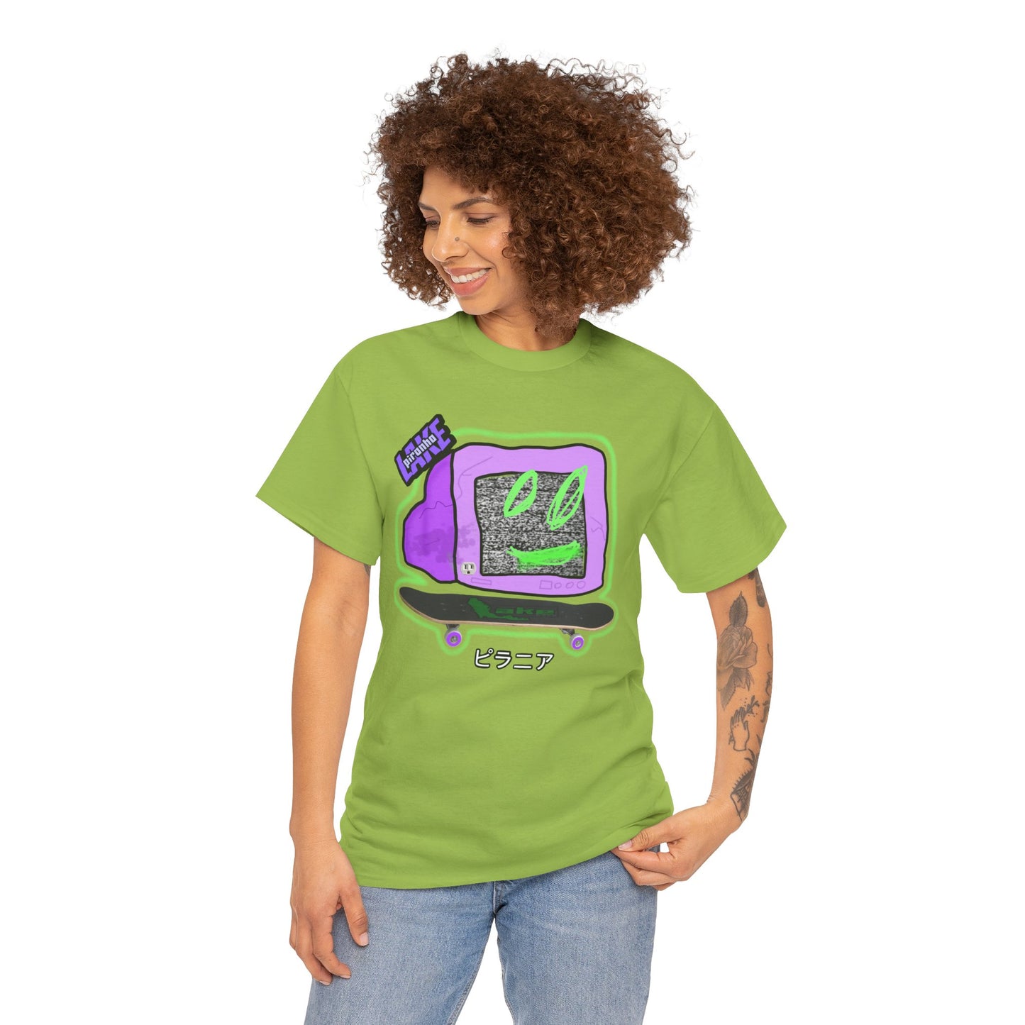 “No Cable” Graphic T-shirt by Piranha Lake LLC (Unisex Heavy Cotton Tee)