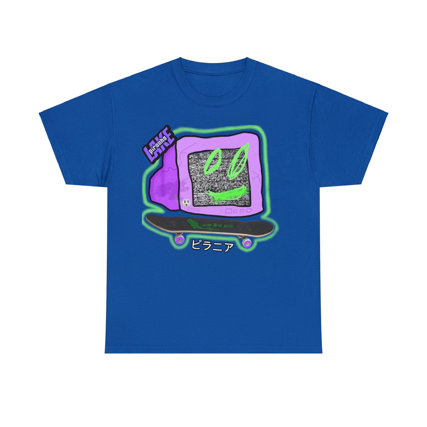 “No Cable” Graphic T-shirt by Piranha Lake LLC (Unisex Heavy Cotton Tee)