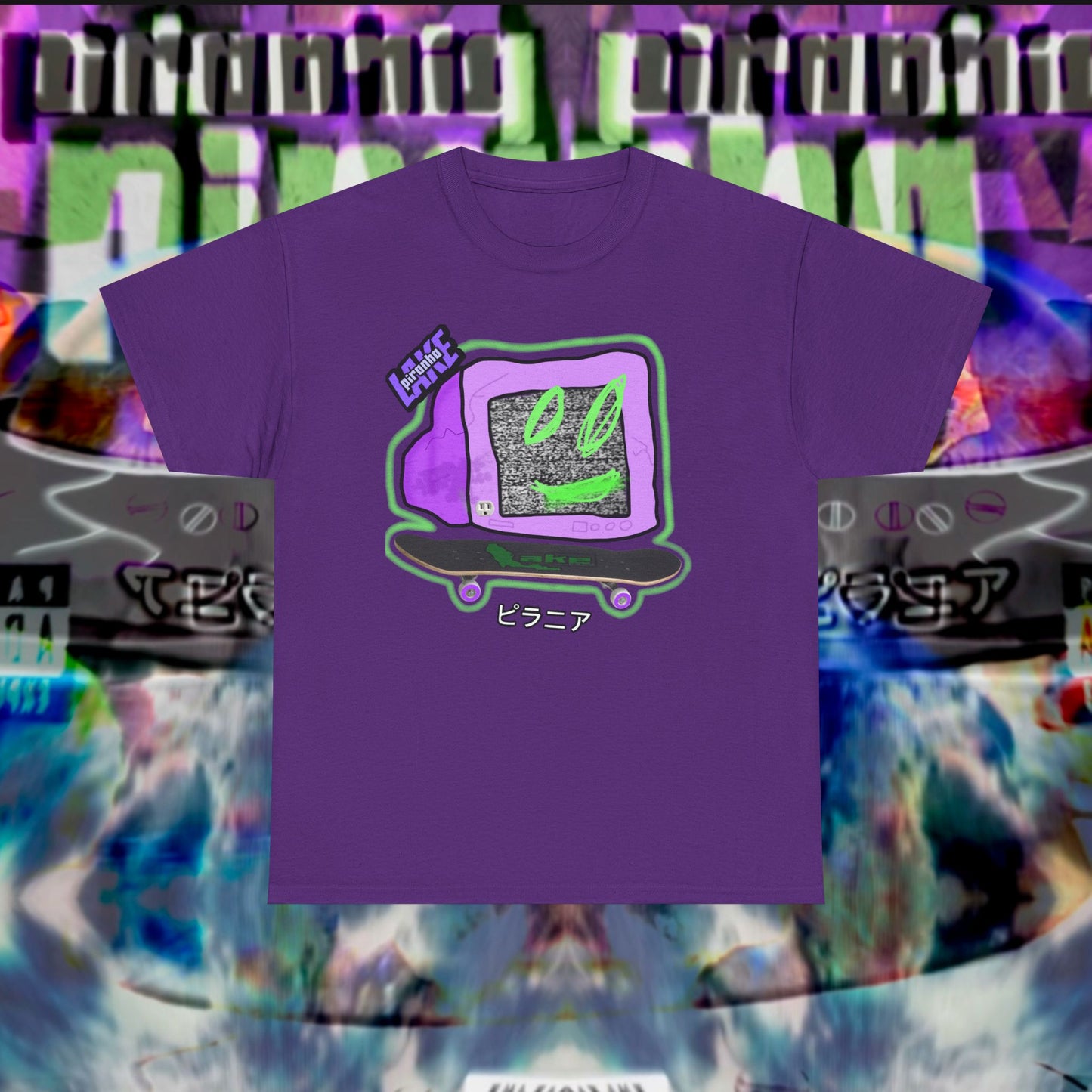 “No Cable” Graphic T-shirt by Piranha Lake LLC (Unisex Heavy Cotton Tee)
